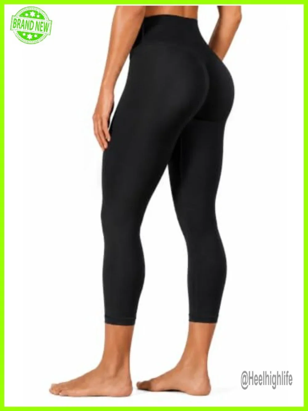 Butt Lifting Capri Leggings High Waist Tummy Control Yoga Pants